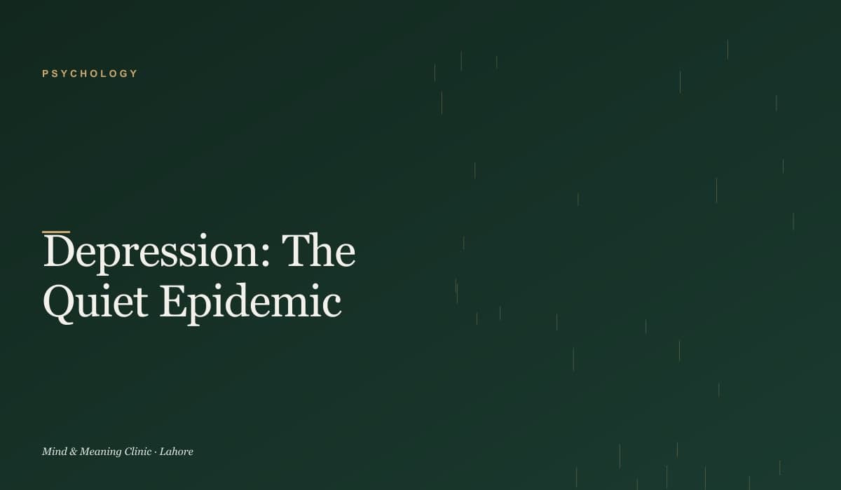 Depression in Pakistan: The Quiet Epidemic, and What an Integrative Approach Offers